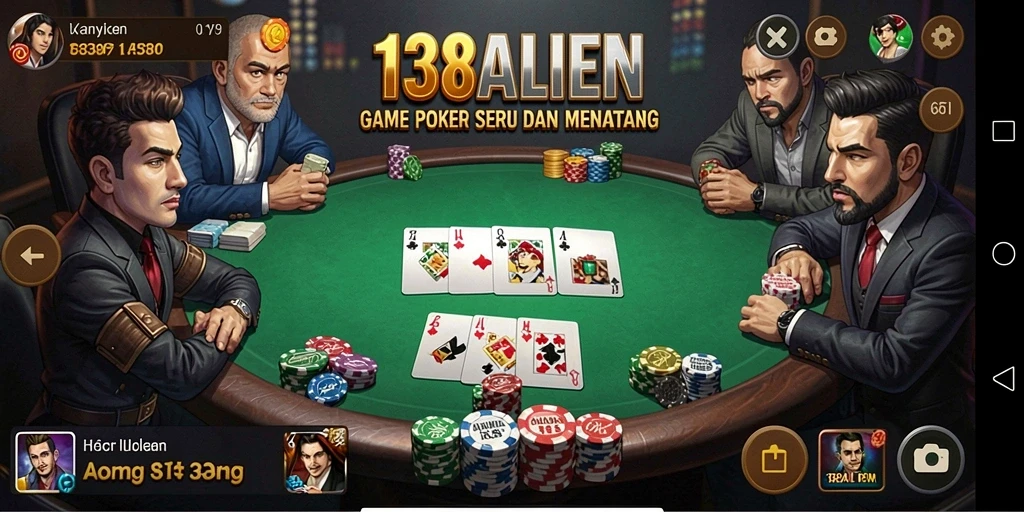 Tampilan gameplay seru dalam 138ALIEN dengan interaksi antar pemain.