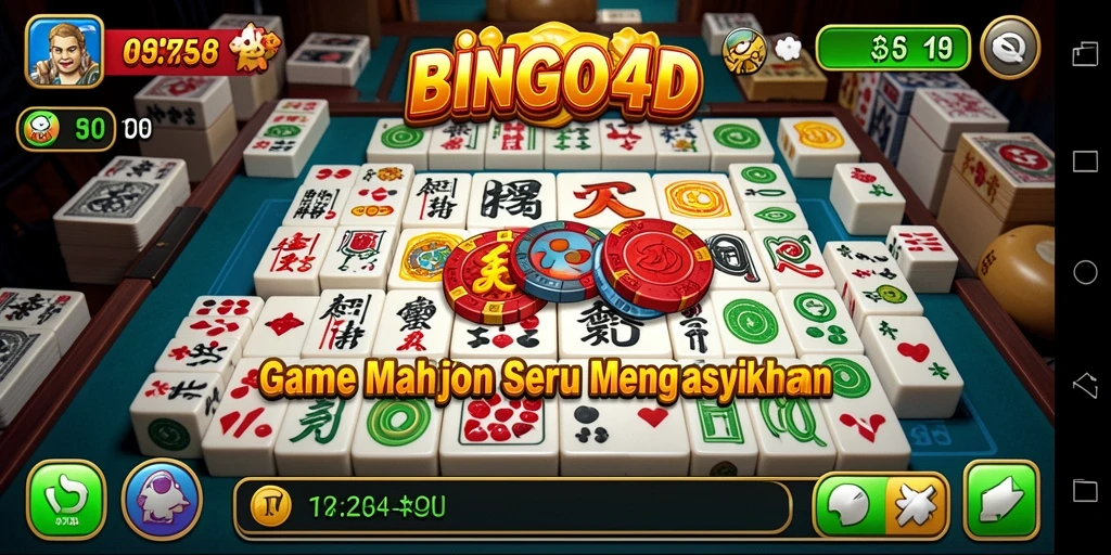 Tampilan gameplay BINGO4D yang menawan dan penuh tantangan