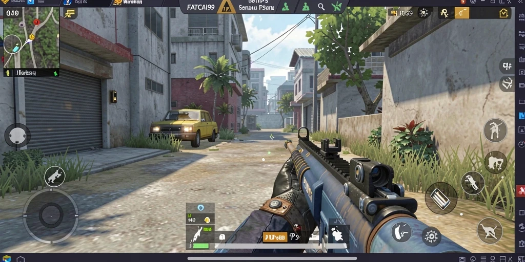 Screenshot gameplay FATCAI99 yang menampilkan aksi pertempuran seru.