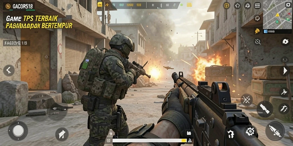 Tampilan gameplay GACOR518 yang menarik dan dinamis.