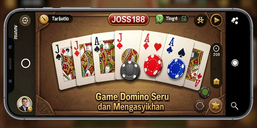 Tampilan gameplay seru dalam permainan Domino JOSS188.