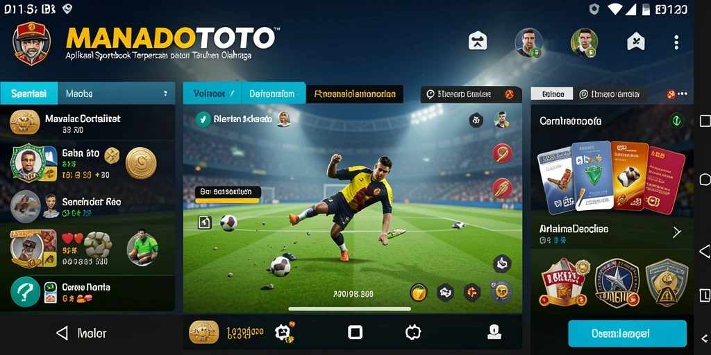 Tampilan gameplay sportsbook di MANADOTOTO yang menarik dan interaktif.