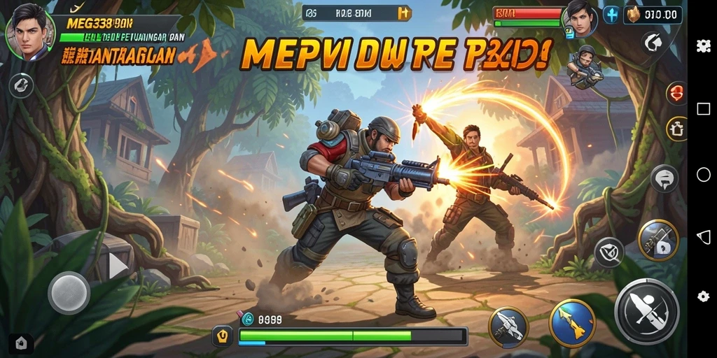 Tampilan gameplay seru di MEGA338, penuh aksi dan tantangan.
