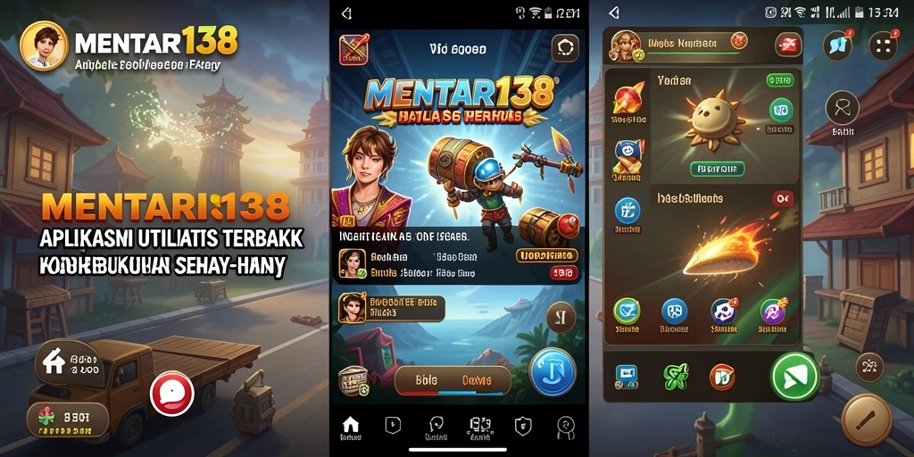 Tampilan antarmuka pengguna MENTARI138 yang modern dan intuitif.