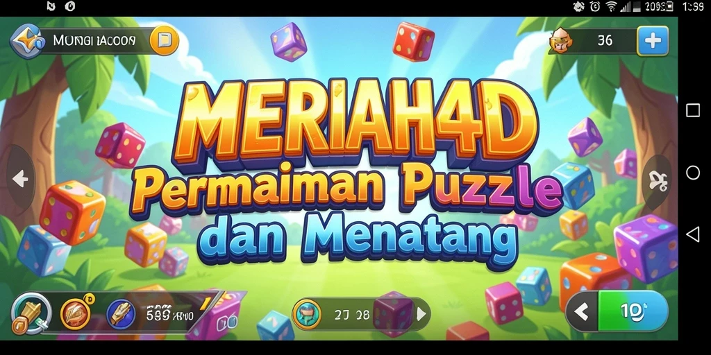 Tampilan gameplay MERIAH4D yang penuh warna dan menarik.