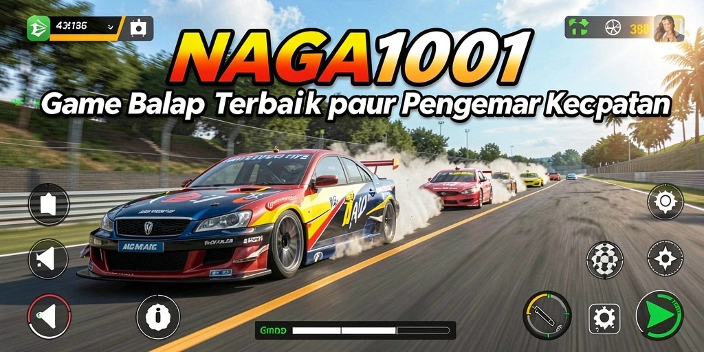 Gameplay balap seru dan mendebarkan di NAGA1001.