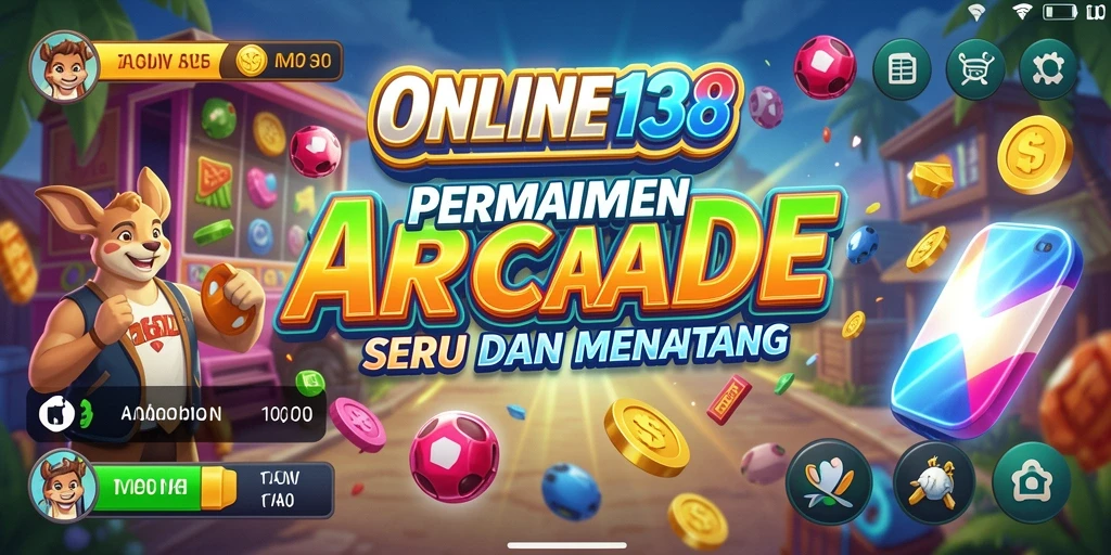 Tampilan screenshot game Arcade yang penuh aksi dari ONLINE138.