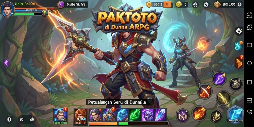Tampilan gameplay PAKTOTO yang menampilkan aksi pertarungan seru.