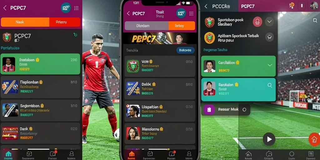 Tampilan gameplay Sportsbook PCPC7 yang menarik dan interaktif.