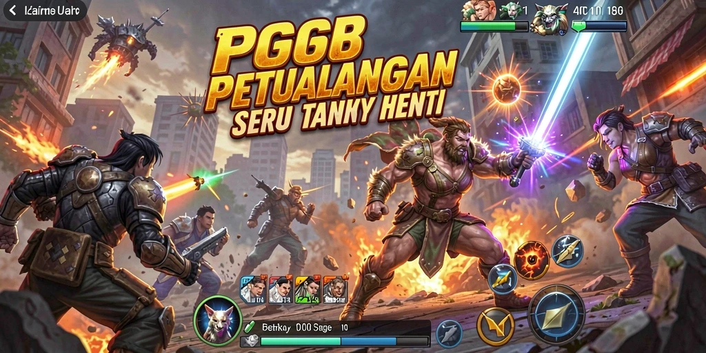 Screenshot PGG68 menampilkan aksi pertempuran yang mendebarkan.