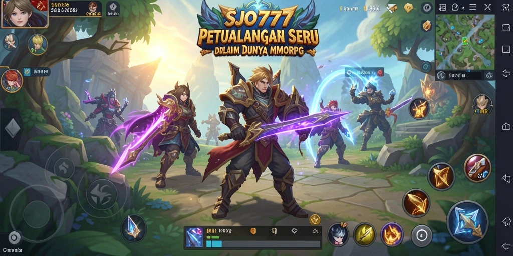Gameplay seru dari SJO777 yang penuh petualangan MMORPG.
