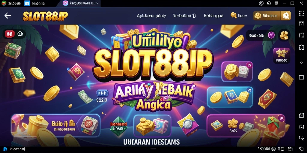 Tampilan utama SLOT88JP dengan fitur analisis angka yang menarik.