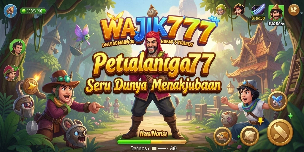 Tampilan gameplay seru dalam dunia petualangan WAJIK777.
